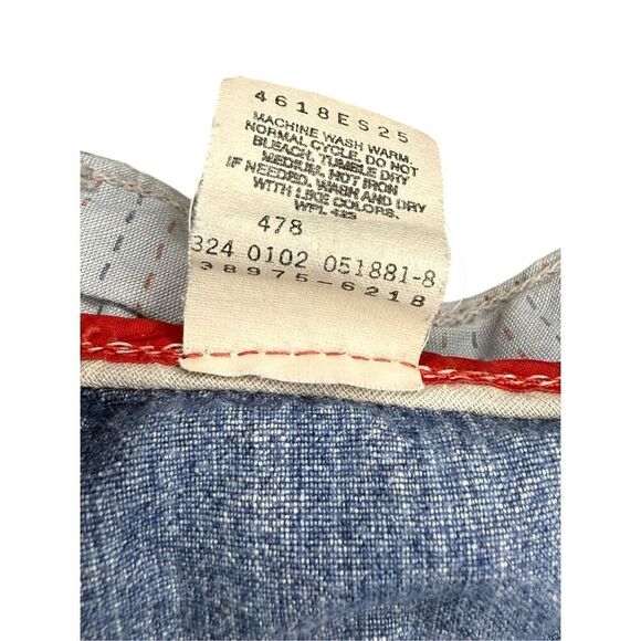 Vintage 2002 Levi’s Women’s 6 Denim Jean Shorts Mid Rise Y2K - Picture 4 of 6